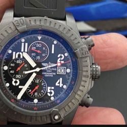 Breitling limited edition super avenger black steel