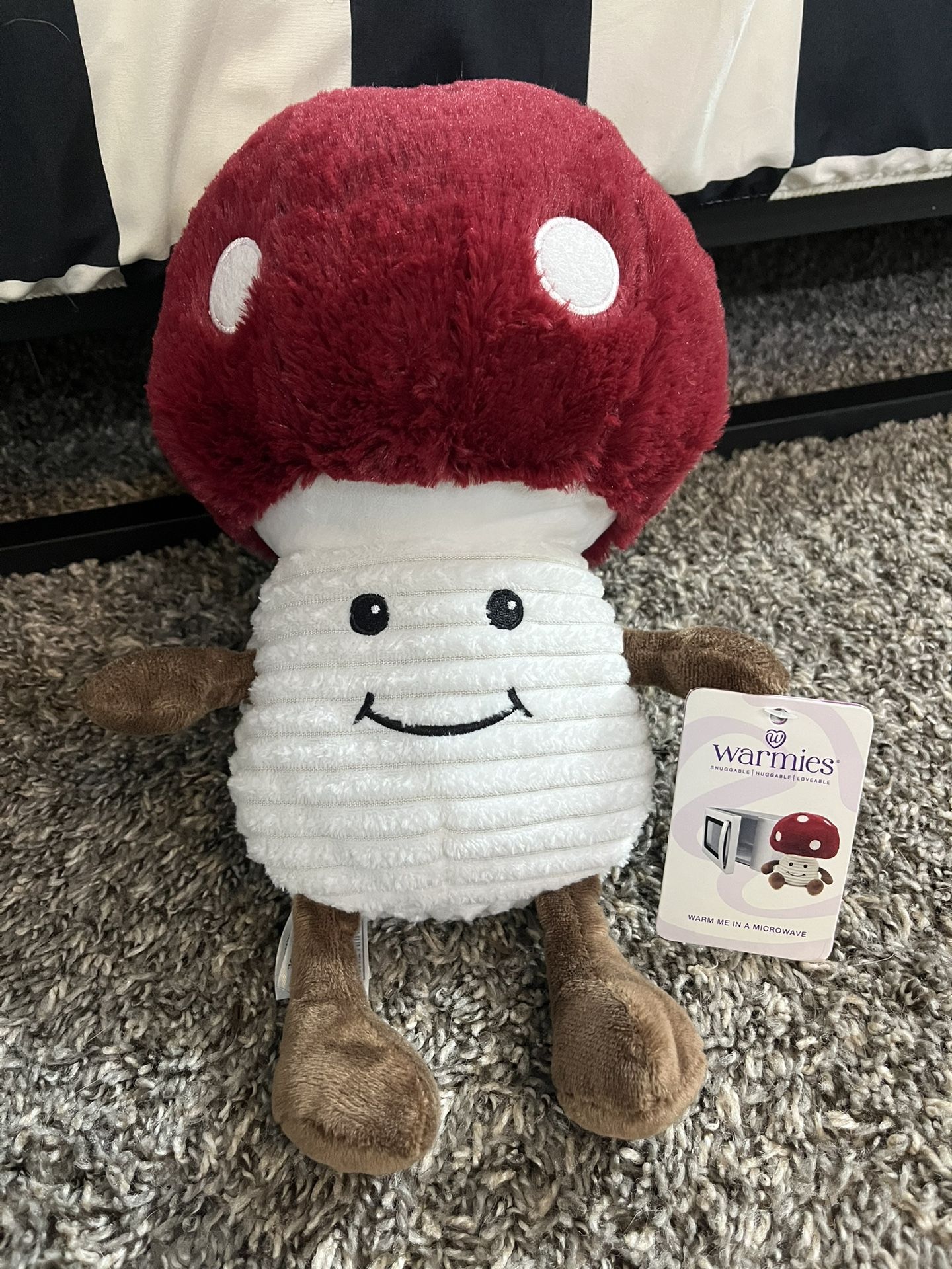 BRAND NEW WITH TAGS Mushroom Warmies Scented Stuffed Animal