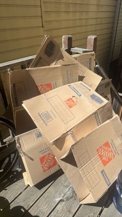 Home Depot moving boxes