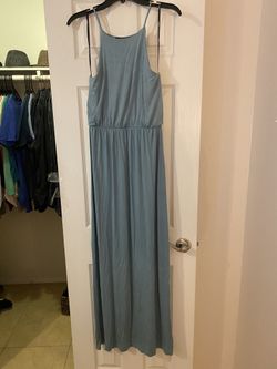 Blue maxi dress