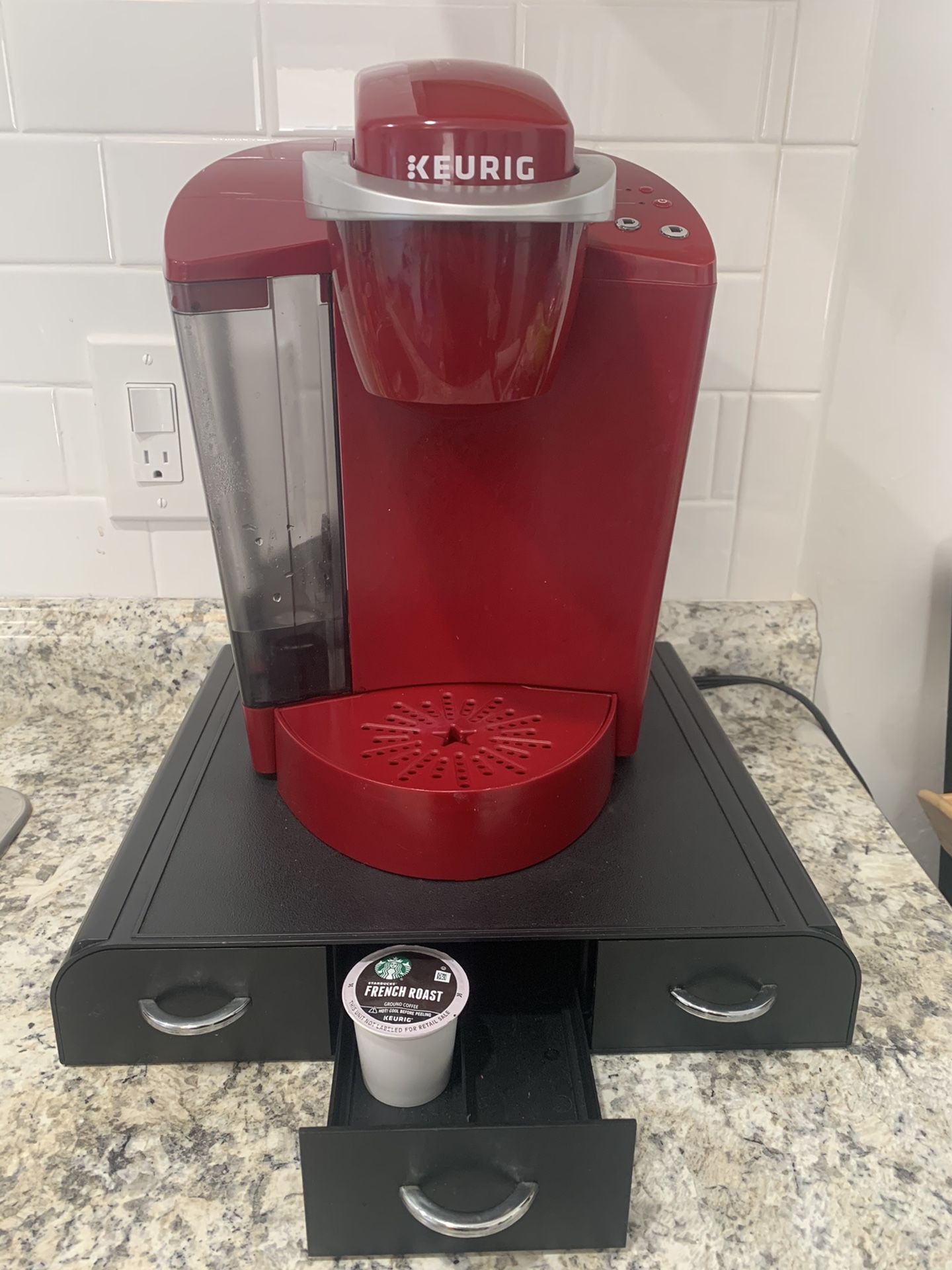 Keurig with Pod Holder