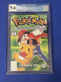 Pokemon: The Electric Tale of Pikachu #1 CGC 9.6 1ST APPEARANCE  Viz Comics 1999