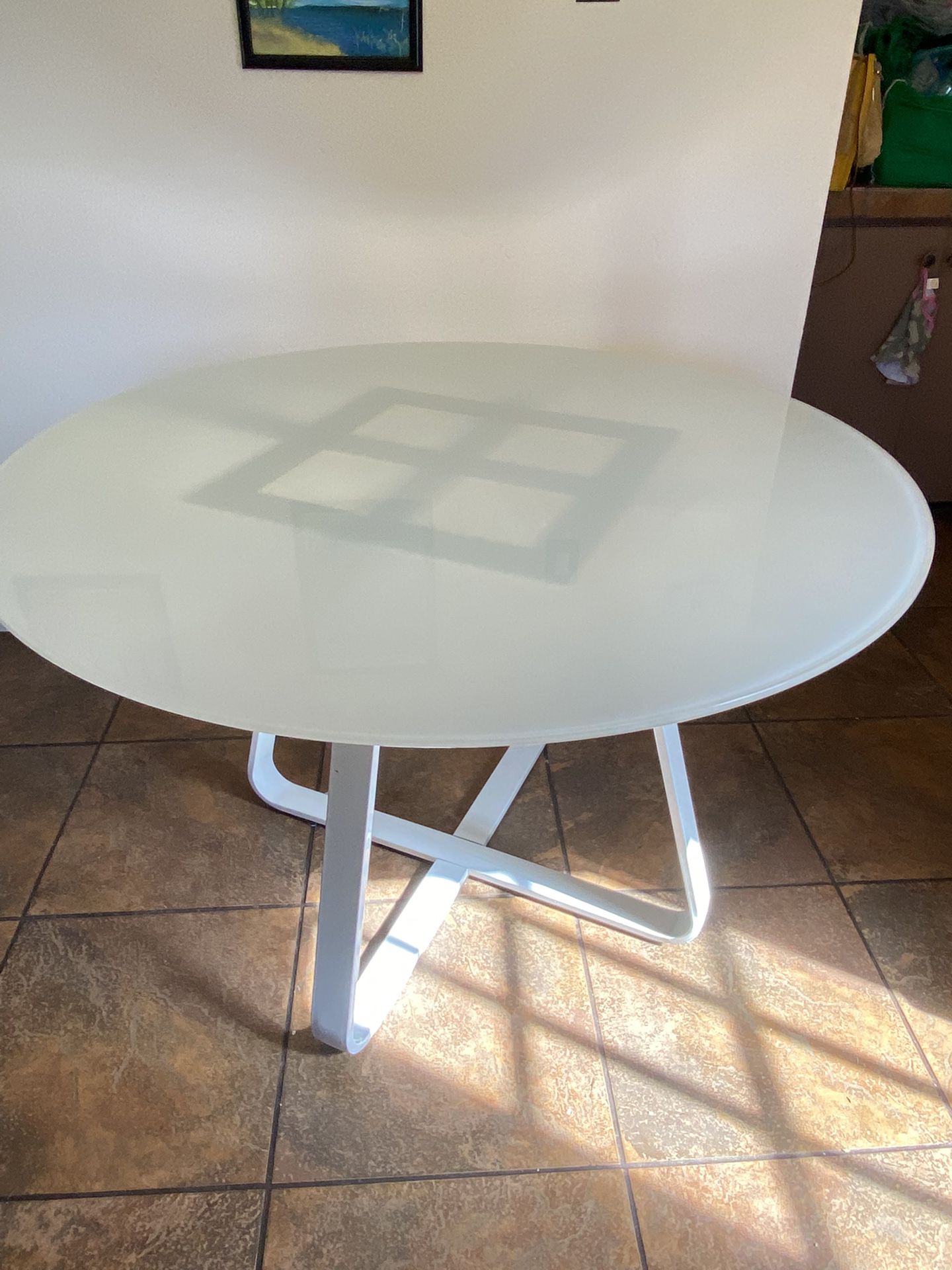 Glass Top Table - For Indoors/Outdoors