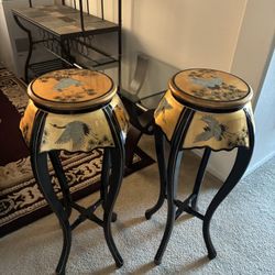 Set of 2 Decorative Stools