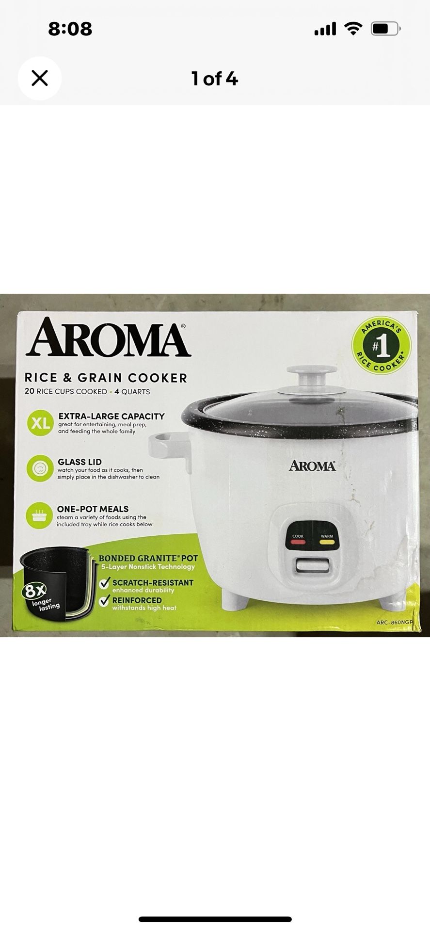 Aroma Rice And Grain Cooker