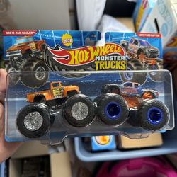 2026 Hot Wheels Monster Truck Hi-Tail Hauler and 2017 Ford Raptor