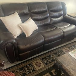 Leather Recliners Sofas