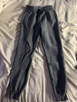 light blue sweatpants 