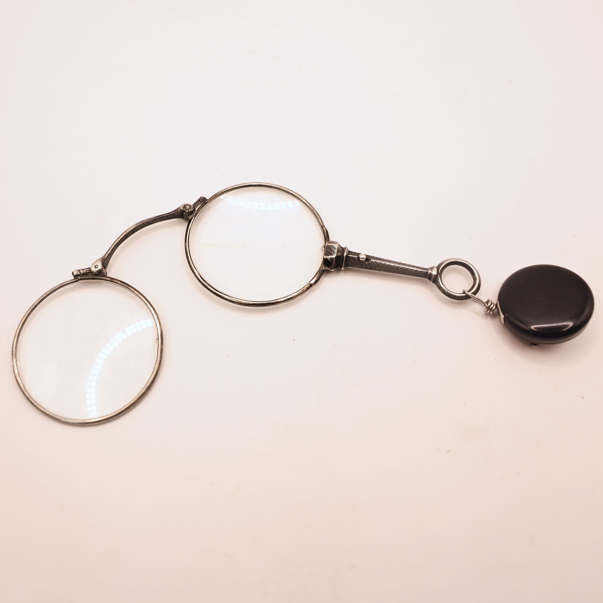 Vintage Lorgnette w/ Ketchum & McDougall Retractable Chain Pin