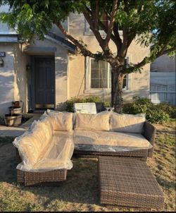 Display model patio furniture set Costco quality deep seating cushions extra thick cushions patio furniture set luxury patio set 🚛☑️🆕