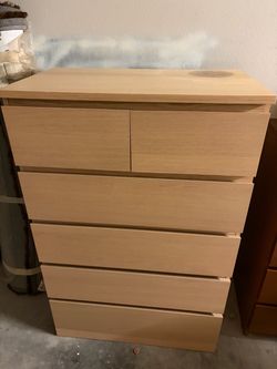 IKEA Malm 6 Drawer Dresser