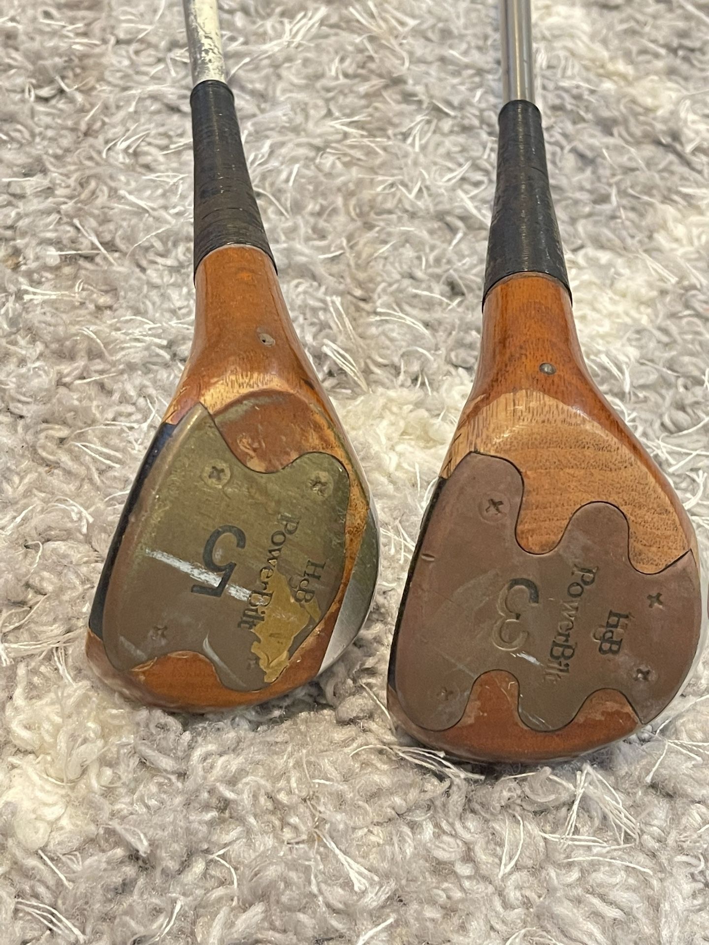 PowerBilt Collectible Wooden Head Clubs