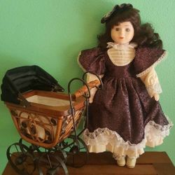18" Porcelain Doll 