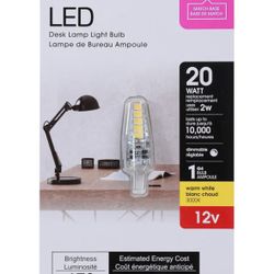 Feit Electric Bp20g4/830/led G4 Led Bulb, 2 Watts, 12 Volts