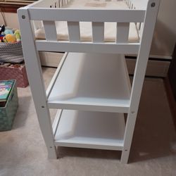 White Changing Table