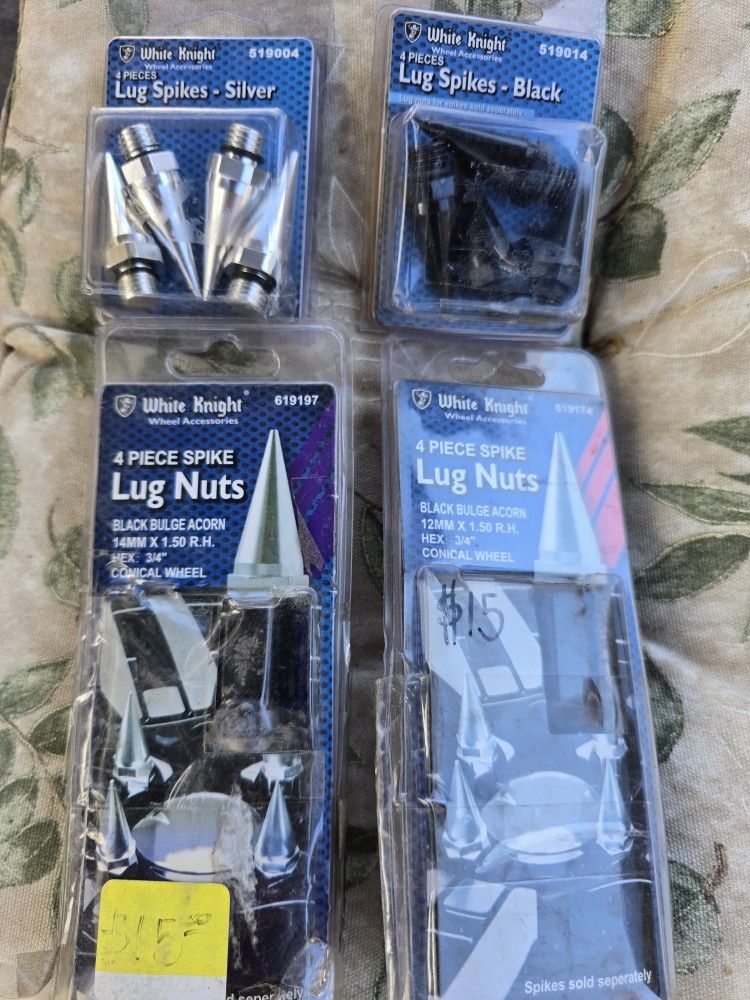 Lug Nuts, Lug Spikes