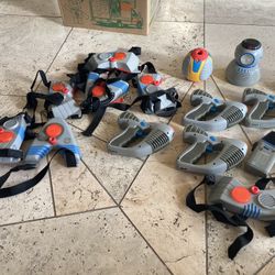 Vintage laser tag lazer toys game 1990s Large Lot Not Sure If Working 
