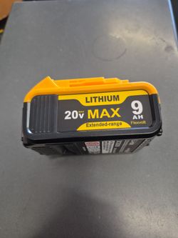 New Battery for Dewalt Tools 20V 9AH