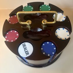 Poker Chip Carousel With Chips