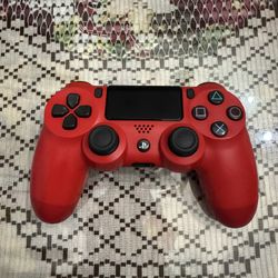 Sony PlayStation PS4 Red Controller