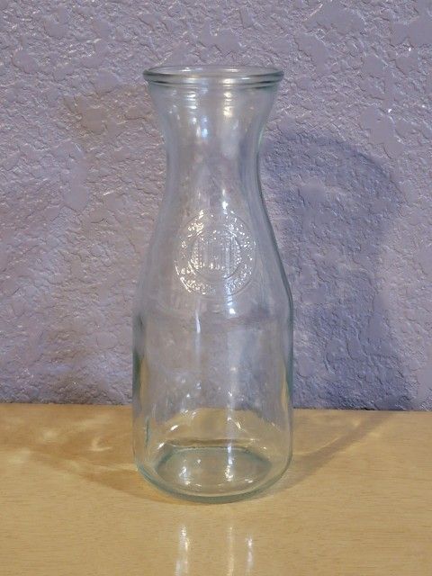 PAUL MASON WINE DECANTER CARAFE / CLEAR GLASS / 9.75 TALL / WITH