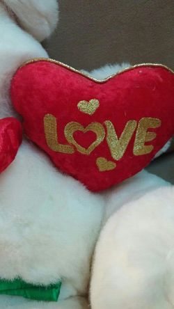 Last Minute Valentine's Gift, Lrg. Plush Teddy Bear