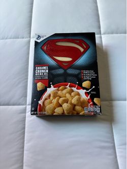 Collectable  cereal Superman never opened