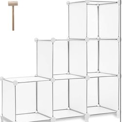 TomCare Cube Storage 6-Cube Bookshelf Closet Organizer Storage
