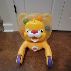 Bright Starts Lion Ride-on Or Push Toy