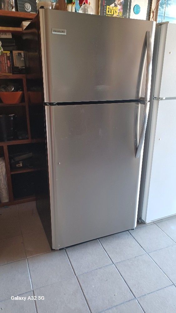 FRIDGE STAINLESS STEEL 30 X 66 WORKING GOOD CLEAN DELIVER X $