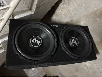 AudioPipe Dual 12inch subwoofer& speaker box