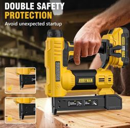 Pistola 2 En 1 Clavadora Y En grapadora 