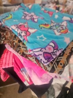 We have girl tops Pj pants items for 6 to 8yrs old girl. All for 12