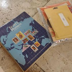 Large vintage collection lot of Stamps US and foreign Hundreds nice stuff