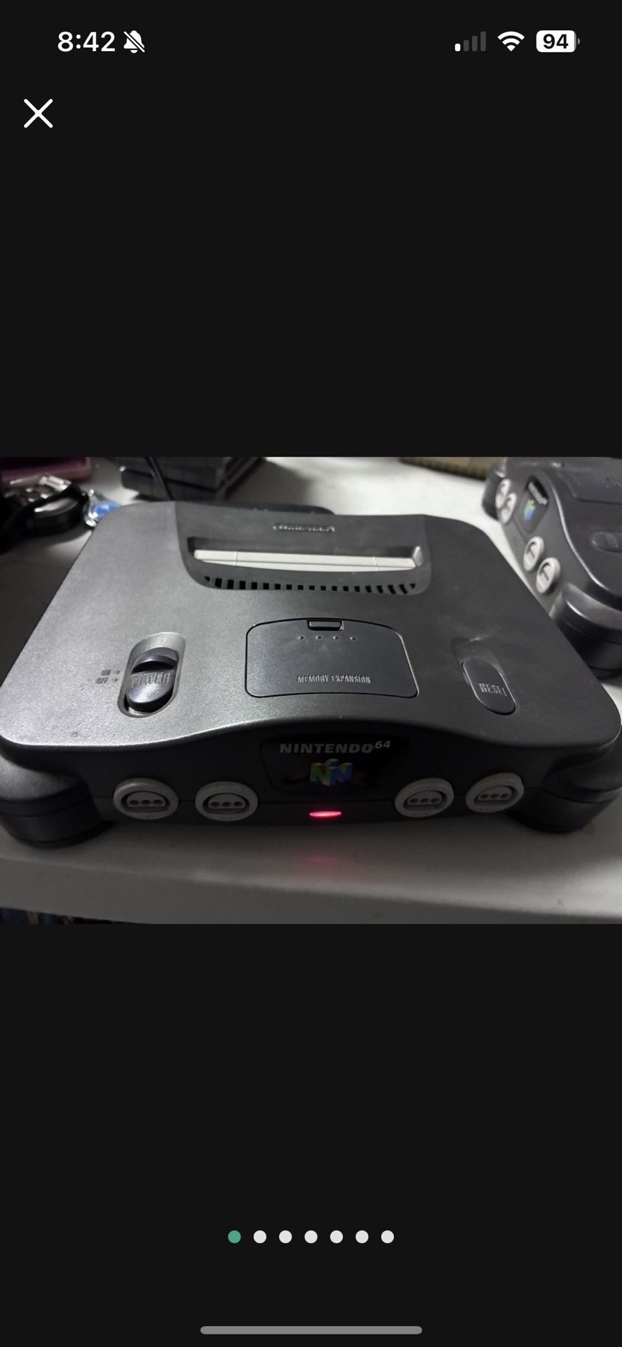 Nintendo 64 With Controller 