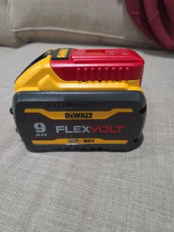 Dewalt 9ah flexvolt 20v/60v