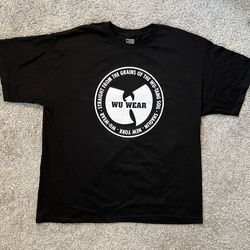 🔴Wu Wear Shirt Size 2XL Wu-Tang Grain Shaolin Rare Rza Raekwon Wu Tang Clan