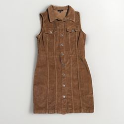 Iris Cordarory Women’s Button Up Dress Size Large 