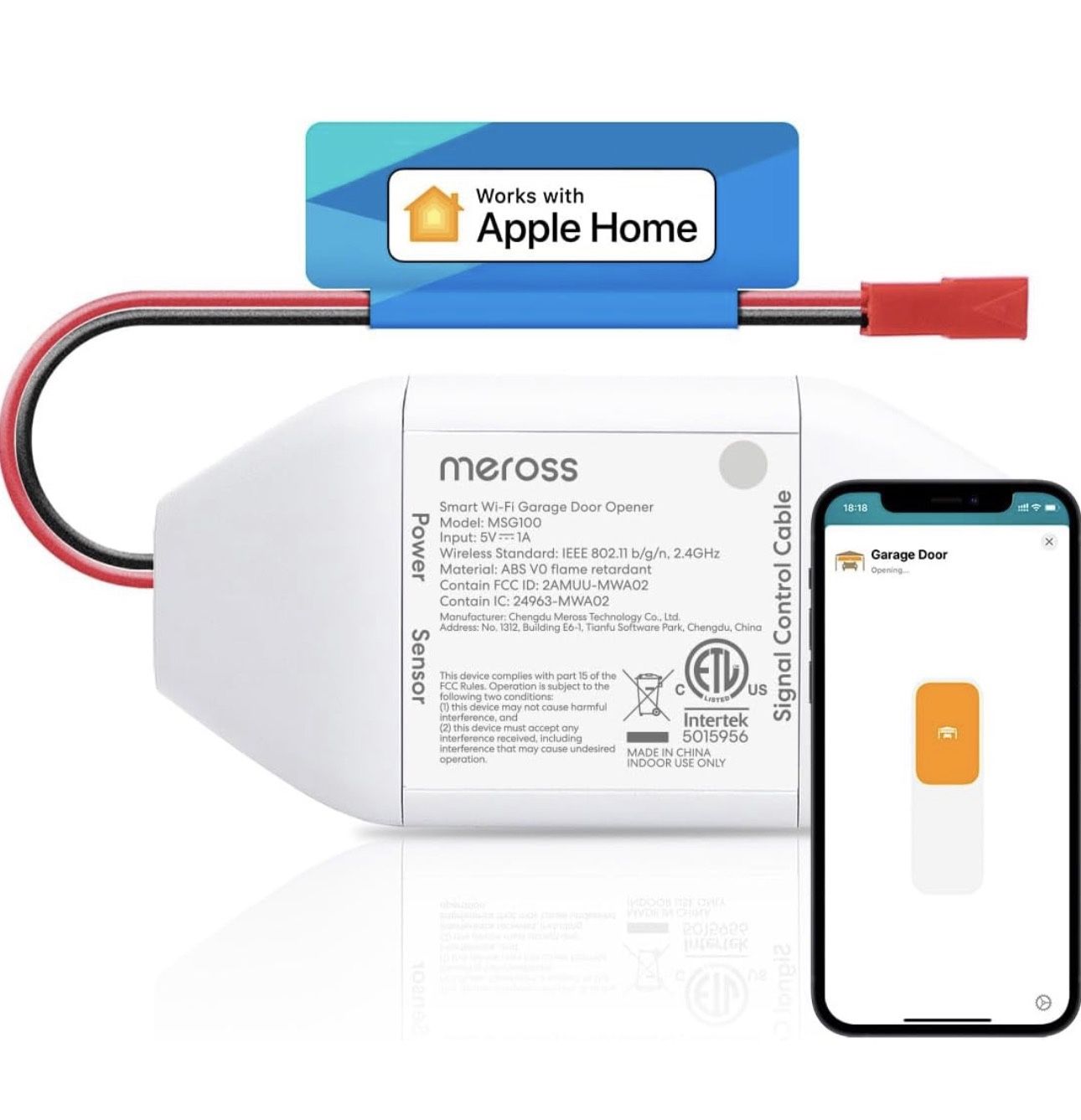 Meross Garage Door Opener (New)