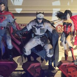 "Red Son" Superman, Batman and Wonder woman statue set