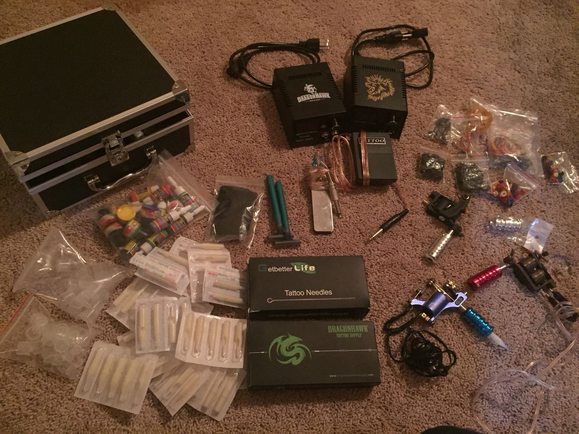 Tattoo machine complete kit