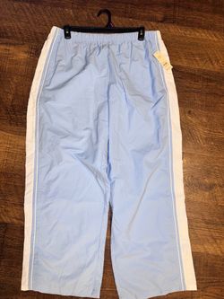 Blue side stripe track pants XXL (20)