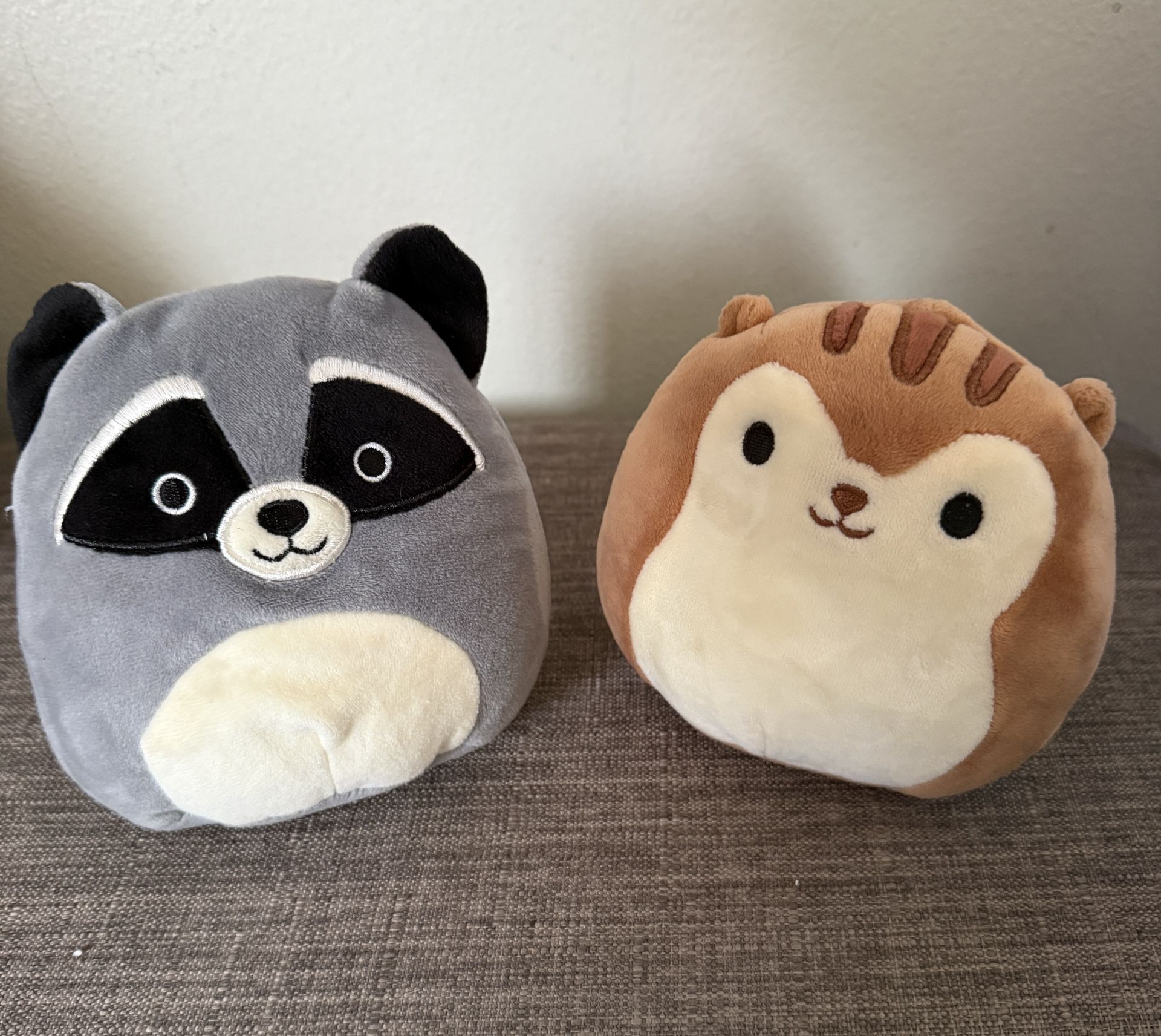 Squishmallows Mini 5" Randy Raccoon & Sawyer Squirrel