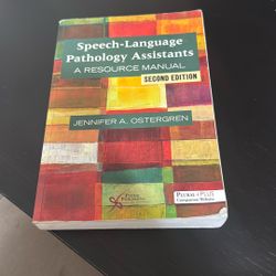 Speech-Language Pathology Assistants Second Edition Jennifer A. Ostergreen
