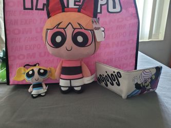 Power Puff Girls ( bag clip, plush, and Mojojojowallet)