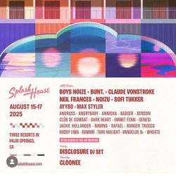 Splash House Wknd 2 Hotel Package
