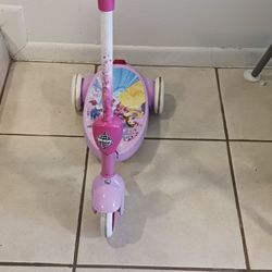 Huffy Kids' 6V 2-in-1 Bubble Scooter (Disney Princess), Pink, 3-5 years