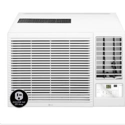 LG 12,200 BTU 230/208-Volt Window Air Conditioner Unit Cools 570 sq. ft. w/ Heater,