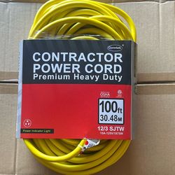 Extension Cord 100ft. 12/3