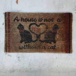 Cat Door Mat